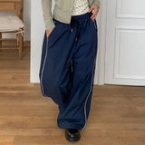 KYLETHOMASW  -  Y2K Vintage Women's Baggy Sweatpants Low Rise Loose Casual Pants Elastic Waist Streetwear Aesthetic Straight Leg Trousers Fall