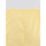KYLETHOMASW  -  Women Front Button O Neck Sleeveless Yellow Vest Casual Summer Tank Top