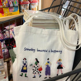 KYLETHOMASW  -  Fresh Canvas Bag 2025 New Embroidery Tote Nylon Bag Literary Commuting One-shoulder Bags Class Students Embroidery Handbag