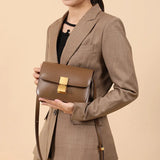 Kylethomasw Design Luxury BOX Cowhide High Quality Tofu Buns Bags Fashion Ladies Genuine Leather Single Shoulder Messenger Bag