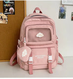 KYLETHOMASW  -  Ita Bag 2025 Autumn New High-capacity Canvas School Bag Popular Display Rucksack Preppy Style Solid Teenage Girls Bolsa Сумка
