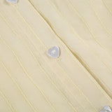 KYLETHOMASW  -  Solid Striped Simple Chic Women Causal Skirts Fashion Trendy Lace Up Summer New Slim Fit Blouses