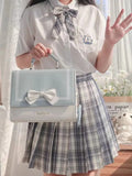 KIylethomasw Harajuku Bow Jk Messenger Bag Women New Fairy Core Handle Lolita Crossbody Bags Ladies Vintage Y2k Handbag Aesthetic