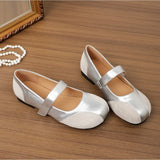 KYLETHOMASW  -  Flat Shoes Women's Widened Fattened Large Size Womens Shoe Mary Jane Shoe Women Retro Versatile Sports  Pumps Flat Ballet Shoes