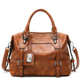 Kylethomasw Oil Wax Skin Boston Female New Style Temperament Pendant Portable Single Shoulder Diagonal Bag Luxury Handbag