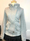 KYLETHOMASW  -  American Retro Gray Hoodie For Women With Vintage Design High-End And Fashionable Versatile Hoodie Temperament Socialite