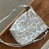 KYLETHOMASW  -  Y2k Aesthetic Leopard Mini Handbags Women Vintage Streetwear Shoulder Bag All Match Harajuku Lightweight Ins Handbags Crossbody