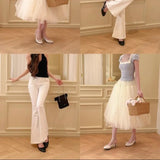 KYLETHOMASW  -  Spring Fashion New Gentle Style Bow Open-Toe Sandals for Women, Backless Single Shoes, Sweet and Versatile High Heels