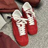 KYLETHOMASW  -  Women's Sports Shoes  Genuine Leather Thick-Soled Single Shoes  2025New Retro Sports  Forrest Gump Women's German Training Shoes