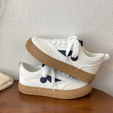 KYLETHOMASW  -  Spring Summer Thick Bottom Training Shoes New Retro Mixed Color Students Sneakers Casual Concise Soft Soled Sports Shoes