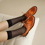 KYLETHOMASW  -  Summer Shoes Ladies British Style Low Heels Oxfords Women's Modis Casual Female Sneakers All-Match Mixed Colors 2025 Preppy New