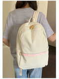 KYLETHOMASW  -  High-capacity Women Students Simple Backpack Preppy Y2k Aesthetic Casual Travel Backpacks All Match Fashion Kawaii Schoolbags