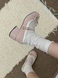 KYLETHOMASW  -  Fashionable  Knot Flat Heel Mary Janes Shoes Slip-On round Toe Rubber Outsole Summer Season Women's Footwear