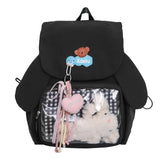 KYLETHOMASW  -  Lovely Sweet Ear Ita Mochila 2025 New Teenage Girls Mochilas Student Backpack School Trendy Bag Commuter Bags for Woman