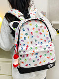 KYLETHOMASW  -  Cute Cat Paw Print Mochilas Mujer Travel Mochila Student  Bag Cute Teenage Girls Bolsas Young Backpack New Bags for Woman