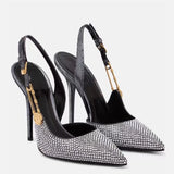 KYLETHOMASW  - Carmella Sequined Pointed Toe Pumps