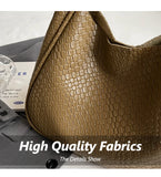 KYLETHOMASW  -  Business Tote Bag With Large Capacity For Commuting, Retro And High-End Texture Fashionable Versatile Shoulder Bag For Women