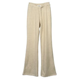 KYLETHOMASW  -  Sexy Belly Button V-Shape Boot Knitted Casual Pants Long Leg Korean Dongdaemun Spring Summer New Arrival AE Stock