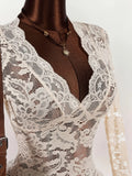 KYLETHOMASW  -  Summer New Lace Dress Women's Hollow Hip Skirt