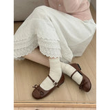 KYLETHOMASW  -  Designer Spring Women Mary Jane Shoes Fashion Square Toe Ladies Comfort Soft Sole Flats Women's Comfort Ballerinas Shoes