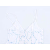 KYLETHOMASW  -  New Women Sexy Sling Floral Embroidery Dress Thin Straps V Neck A-line Mini Casual Summer Dresses Beach Vestidos