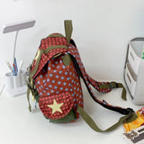 KYLETHOMASW  -  Cute Large Capacity Lucky Star Backpack Korean Style Multi-pocket Drawstring Schoolbag Y2K Nylon Hiking Camping Bag Students