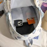 KYLETHOMASW  -  Women Students Y2k Aesthetic Heart Printing Backpack Fashion All Match High-capacity Schoolbags Korean Kawaii Casual Backpacks
