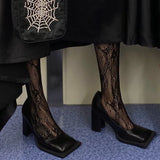 KYLETHOMASW  -  Luxury Designer Women's Pumps Sexy Square Toe Chunky Heel High Heels Black Soft Leather Elegant Evening Dress Shoes for Women