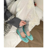 KYLETHOMASW  -  Spring and summer women's ballet flat shoes fashionable work professional leather women's single shoes women's shoes ladies