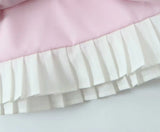 KYLETHOMASW  -  Sexy Spaghetti Straps Black Pink Mini Dress Women Pleated Hem Patchwork A-line Slim Summer Dresses Party Robe
