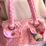 KYLETHOMASW  -  Women Purse and Handbags Sweet Y2k Aesthetic Dots Bag Casual Korean Streetwear Trendy Shoulder Underarm Bags All Match Fashion