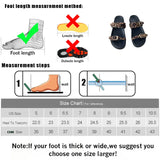 KYLETHOMASW  -  Big Size Footwear Leopard print Women Slippers Slides Shoes Female Beach Fashion Metal Buckle Ladies Flat Slippers Sandals Shoes