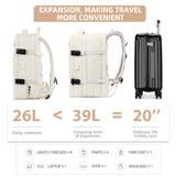 Kylethomasw Travel Backpack, Flight Approved Carry On Backpack for Women Men, Expandable Large Luggage Backpack Business Weekender Daypack