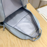 KYLETHOMASW  -  2 Piece Fashion Cute Student School Bag Casual Large Capacity Waterproof Backpack Woman Book Bag Girl