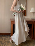 KYLETHOMASW  -  Elegant Spaghetti Straps Champagne Wedding Guest Dress Spring Summer Casual A-line Midi Dresses Evening Party Korea Vestido Muje