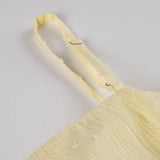 KYLETHOMASW  -  Fashion French Chic Solid A-Line Dresses Summer Sweet Slim Fit Folds Camisole Dress Elegant
