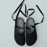 KYLETHOMASW  -  Women's Ballet Flats Ankle Ribbon Lace Up Mary Jane Woman'a Shoes Soft Sole Bow Sweet Elegant Women's Slippers Sandalias Mujer
