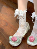KYLETHOMASW  -  New Womens Mary Jane Shoes Exquisite Flower Casual Shoes for Woman Fashion High Heels Shoe Designer Shoes Zapatos De Mujer