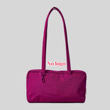 KYLETHOMASW  -  Nylon Bowler Bag, Regular Shoulder Bag, Top Handle Tote Bag with Key Leash, Simple Casual Commuter Work Bag, New Fashionable Han