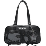 KYLETHOMASW  -  Harajuku New Niche Design Women's Bow Cute Ita Bag Jk Uniform Ulzzang Shoulder Bag for Girls Y2K Cartoon Handle Bag