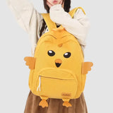 KYLETHOMASW  -  Chicken Corduroy Bag Cute Teenage Girls Mochila Student Mochilas Mujer Japan Style Travel Bolsas Bags for Woman Backpack