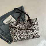 KYLETHOMASW  -  leopard print vintage shoulder bag winter tote bag handbag woman novelty cross body bag Female bag y2k casual