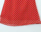 KYLETHOMASW  -  Holiday Summer Dresses Women Ruffle O Neck Sleeveless A-line Midi Polka Dot Red Dress Spaghetti Straps Robe
