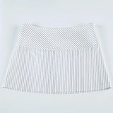 KYLETHOMASW  -  Spicy girl style sexy slimming striped wrap skirt summer new fashion versatile leg length low waist short skirt for women