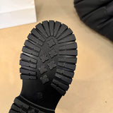 KYLETHOMASW  -  Women Chelsea Ankle Boots Autumn 2025 Suede Snow Short Botas Platform Mid Heels Women Shoes Designer Brand Casual Sport Boots