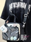KYLETHOMASW  -  Japanese Girl Student Portable Shoulder Display Bag Female Transparent Handbags Slung Shoulder Multi-purpose Ita Bags JK Lolita