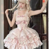 KYLTHOMASW  -  Japan Lolita Sweet Tube Top Dress Pure Desire Gentle Cute Two-Dimensional Cute Girl Kawaii