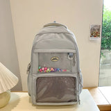 KYLETHOMASW  -  Cute Girl Small Appetite Transparent Ita Bag Female Korean All-match Students' Transparent Display Large-capacity Shoulder Bags