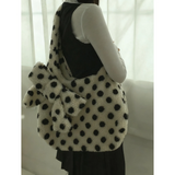 KYLETHOMASW  -  Polka Dot Print Bow Sac Femme Crossbady Bags for Woman Shoulder Bag High Capaci Tote Bolsos mujer Japan Korean Bolsas Bolsa