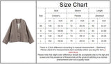 Kylethomasw Solid Faux Woolen Blend Jacket For Woman 2024 Winter Warm Solid  V-neck Single Breasted Loose Coats Fashion New All-matc Jackets